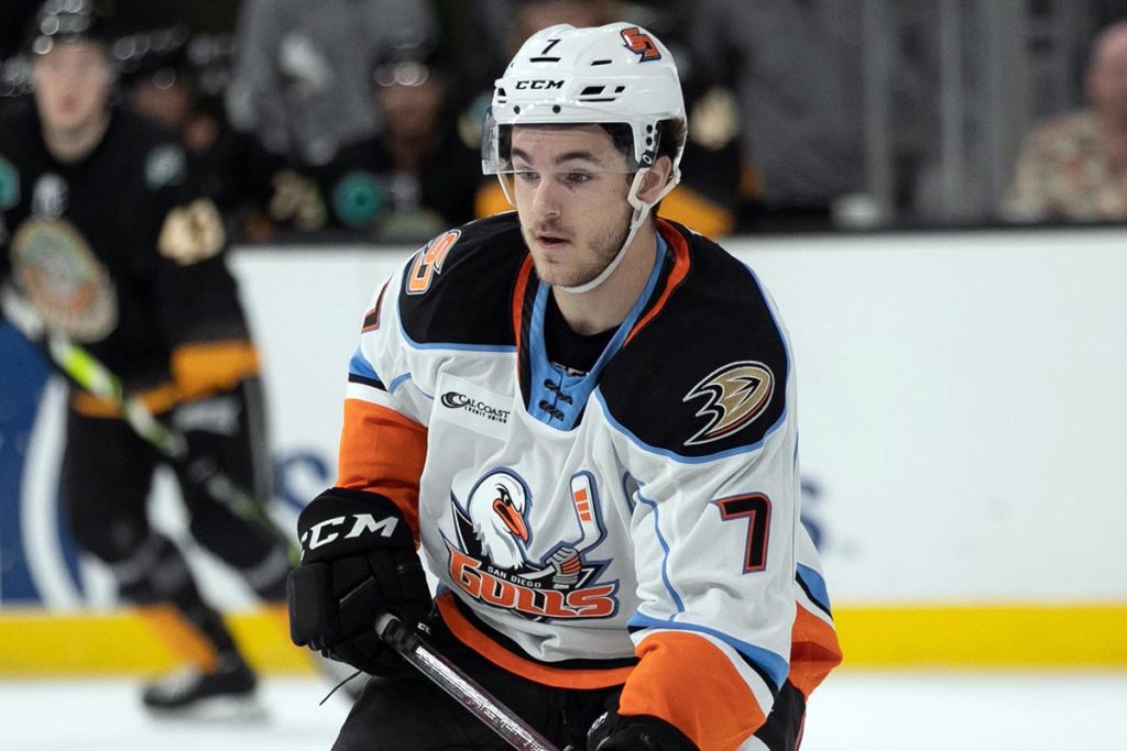 Gulls’ Tracey named AHL Player of the Week