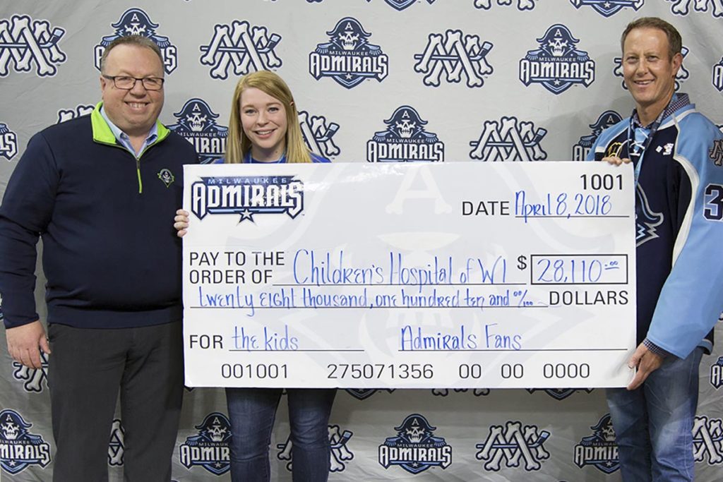Admirals’ annual Charity Night gives back to Milwaukee community