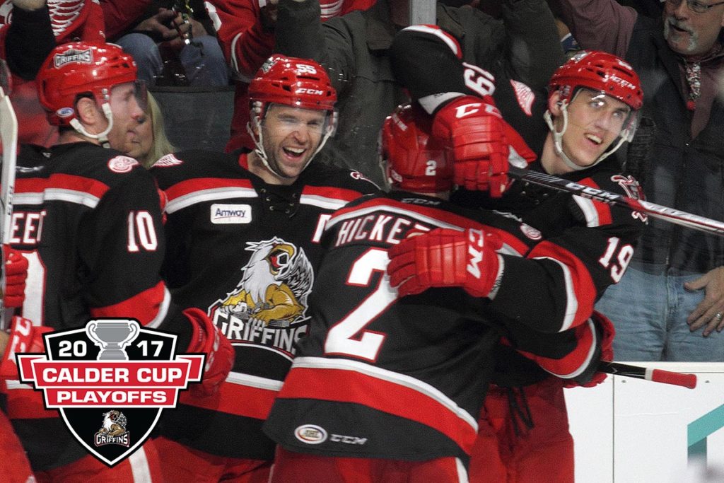 Griffins clinch playoff berth with win | TheAHL.com | The American ...