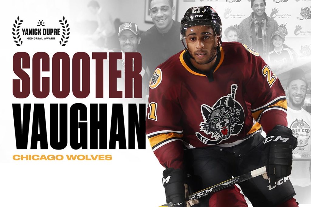 Wolves’ Vaughan named 201718 AHL Man of the Year The