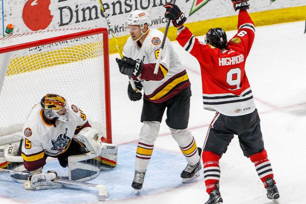 IceHogs push Wolves to the brink | TheAHL.com | The American Hockey League