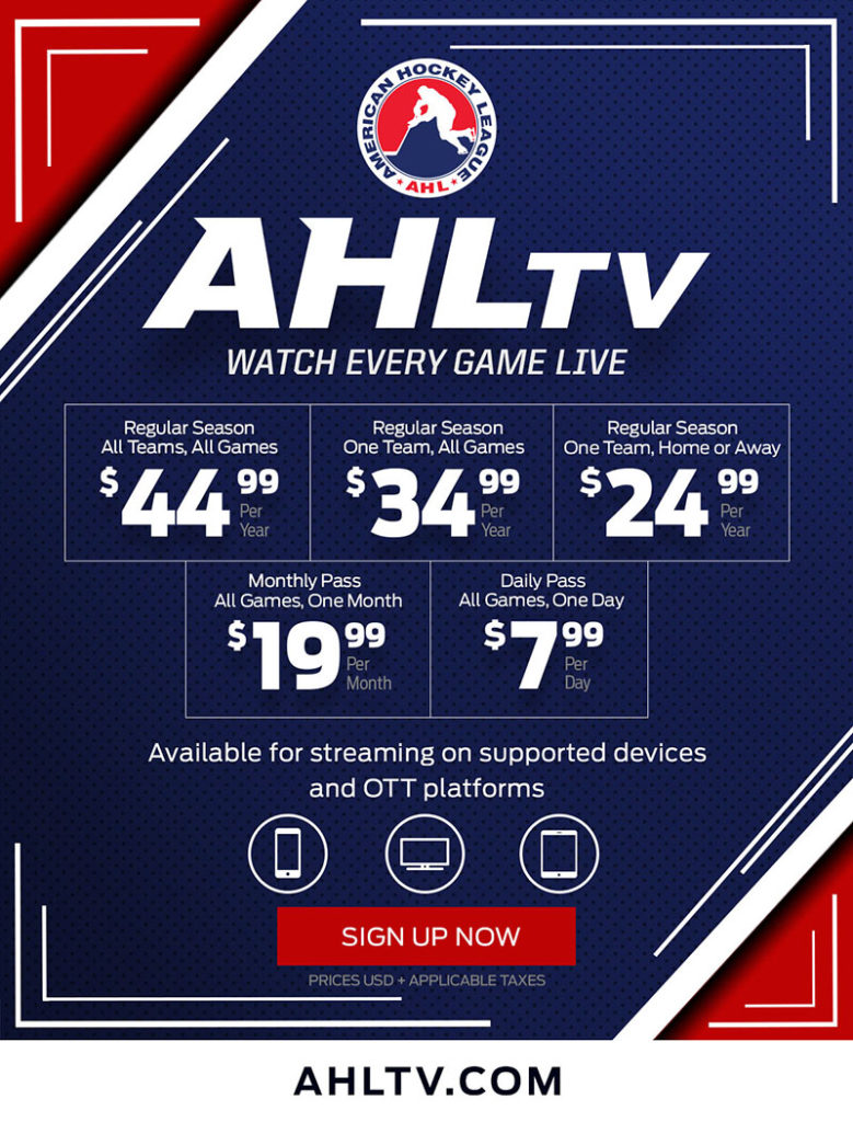 AHLTV packages now available for 2020-21 TheAHL The American Hockey League