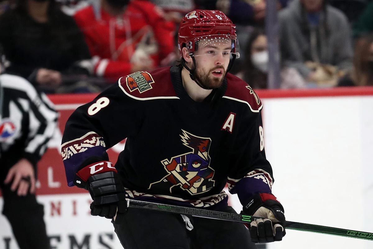 Roadrunners' Carcone earns AHL player of month honors, another NHL call-up