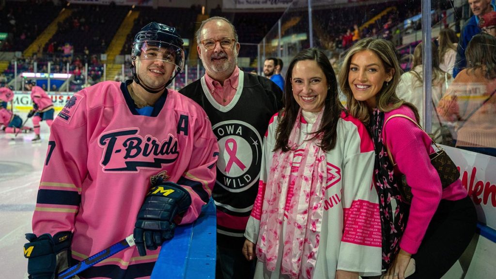For Anas family, “Pink in the Rink” surprises aplenty