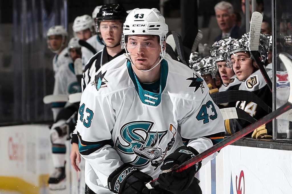 Barracuda’s Leonard named AHL Player of the Week