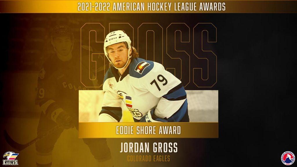 Eagles’ Gross wins Eddie Shore Award