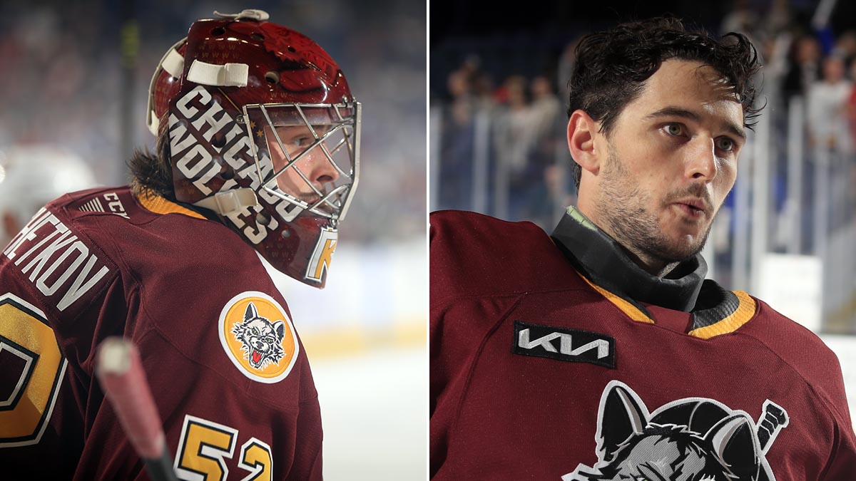 Wolves holding two aces in net TheAHL The American Hockey League