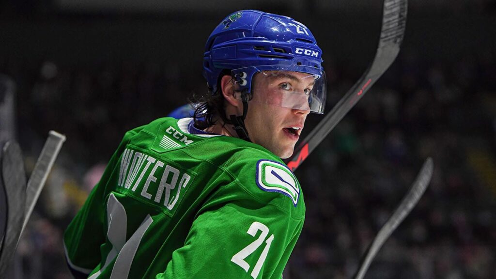 Despite young age, Wouters a natural leader for Canucks