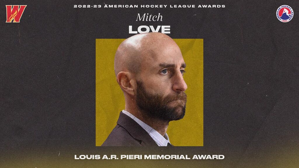 Love earns second straight Louis A.R. Pieri Memorial Award