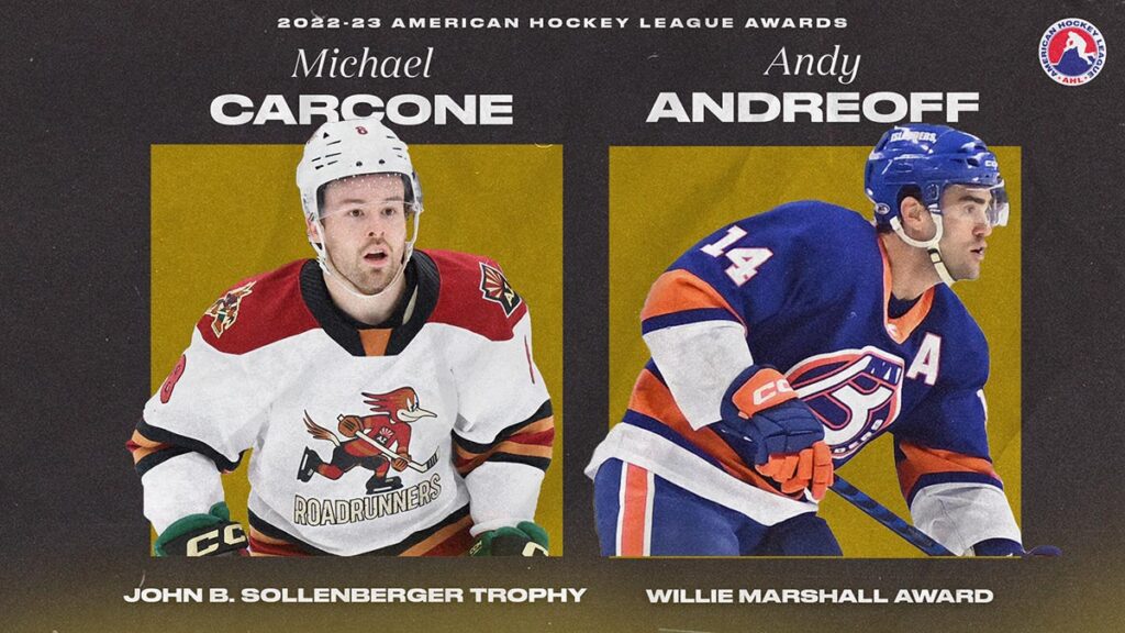 Carcone, Andreoff capture AHL scoring titles