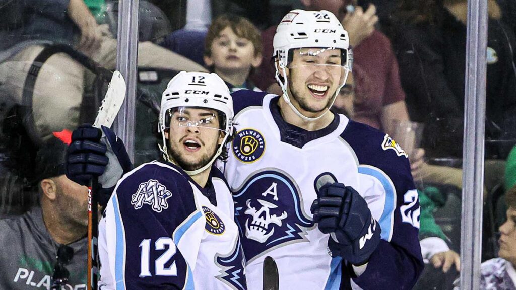 Ratcliffe scores twice as Admirals take Game 3