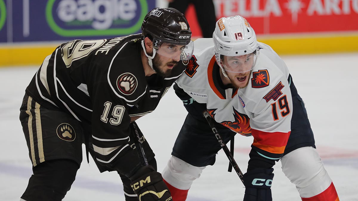 The Hershey Bears will play the Hartford Wolf Pack in Round 3 of the Calder  Cup playoffs. Here's the schedule.