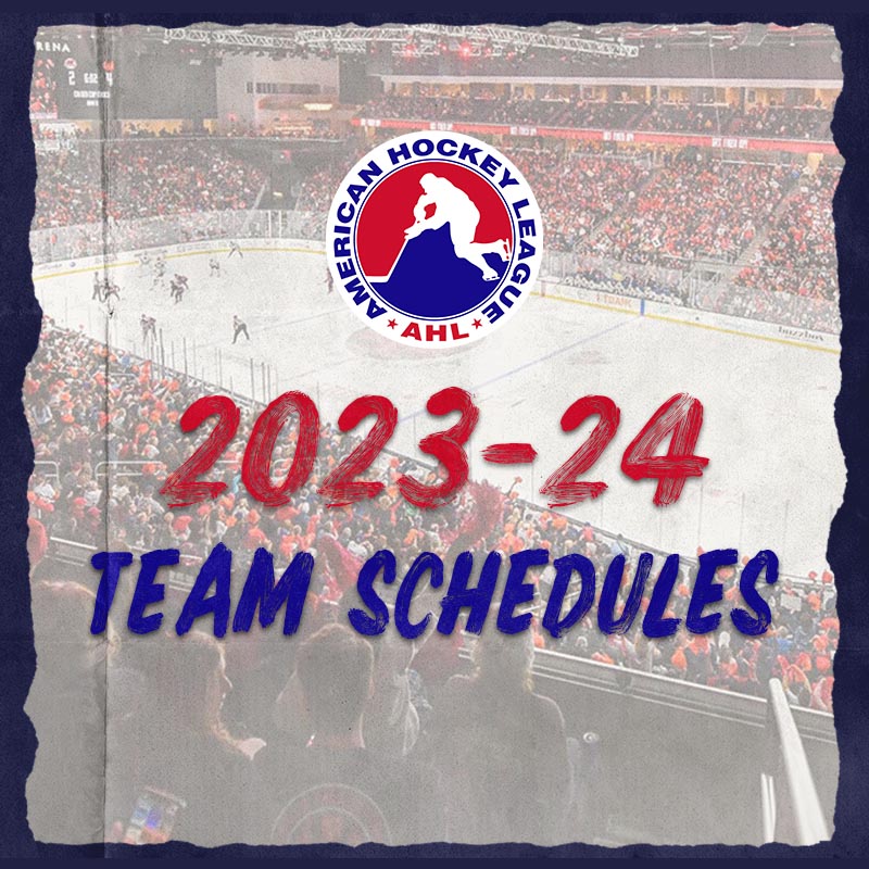 202324 AHL schedule unveiled The American Hockey League