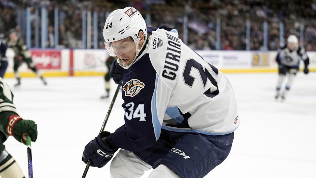 Admirals’ Gurianov AHL Player of the Week