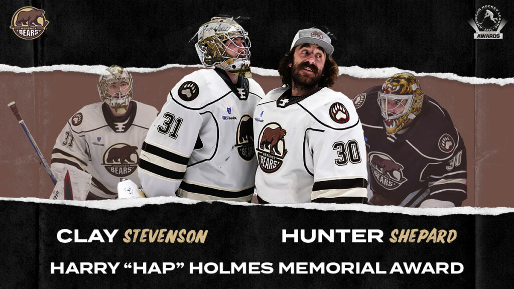 Bears’ Shepard, Stevenson win Hap Holmes Award