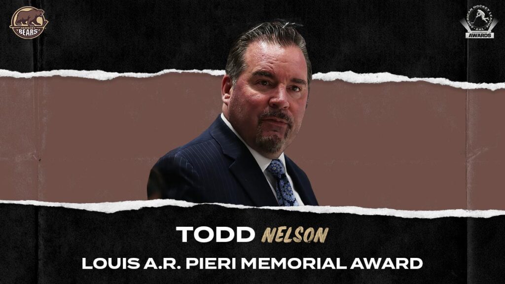 Bears’ Nelson wins Pieri Award as outstanding coach