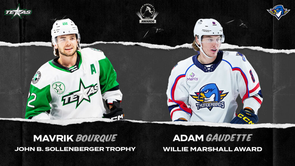 Bourque, Gaudette win AHL scoring races