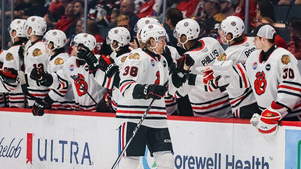 IceHogs roll in Game 2, even series