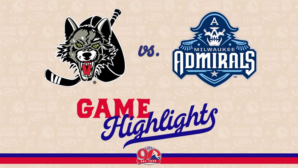 Wolves vs. Admirals | Mar. 3, 2026 | TheAHL.com | The American Hockey ...