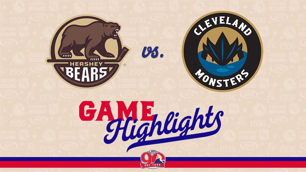 Bears vs. Monsters | Nov. 20, 2025 | TheAHL.com | The American Hockey League