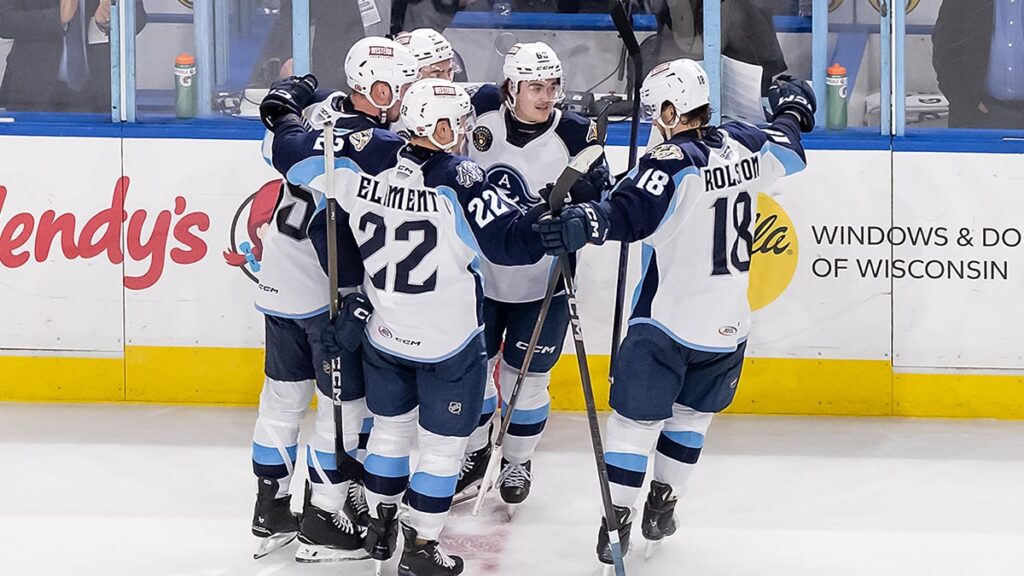 Admirals repair the ship after the expansion of the rocks | TheAHL.com Admirals repair the ship after the expansion of the rocks | TheAHL.com