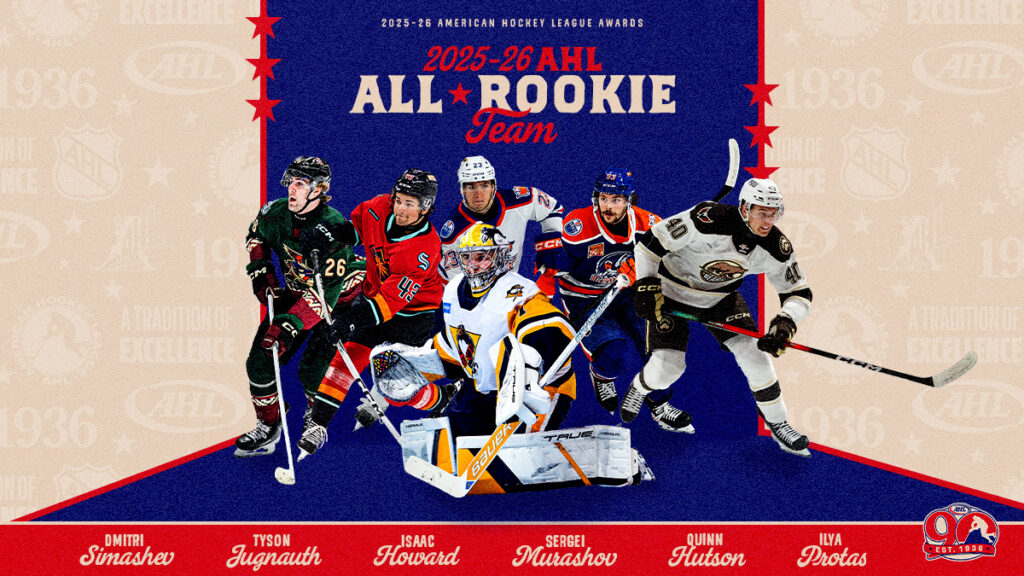AHL announces 2025-26 All-Rookie Team | TheAHL.com AHL announces 2025-26 All-Rookie Team | TheAHL.com