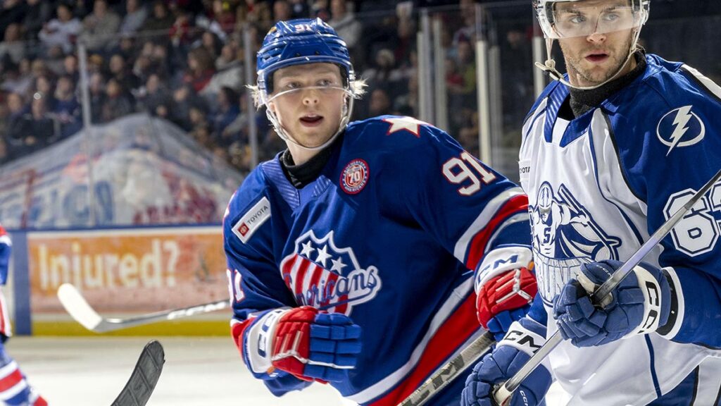 Teenage sensation Helenius leading Amerks’ playoff push