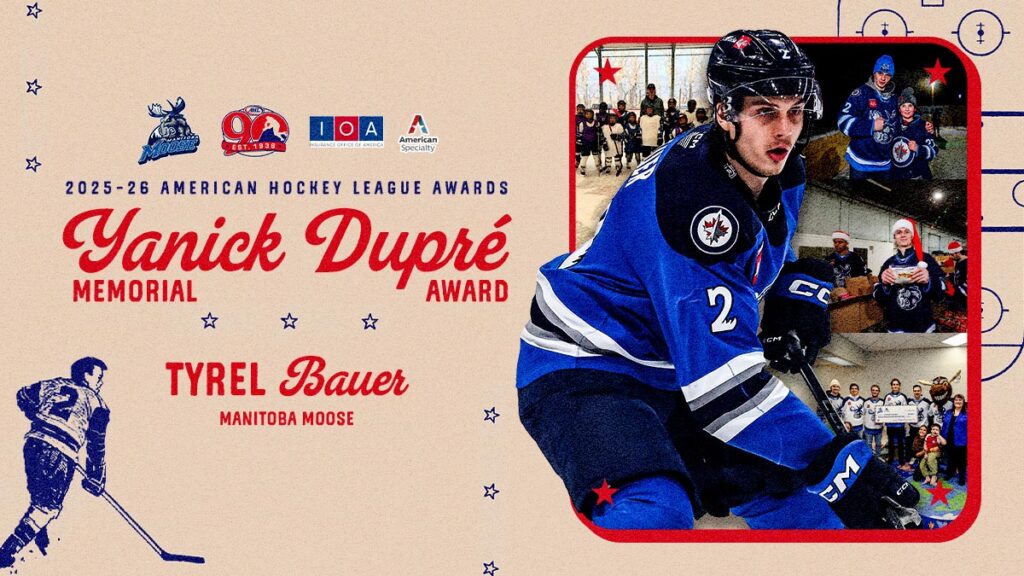 Moose’s Bauer named AHL Man of the Year | TheAHL.com Moose’s Bauer named AHL Man of the Year | TheAHL.com