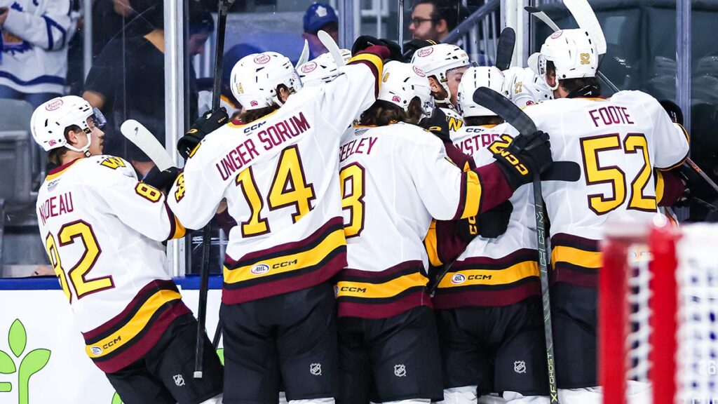 Neuchev caps return in OT as Wolves stay alive | TheAHL.com Neuchev caps return in OT as Wolves stay alive | TheAHL.com
